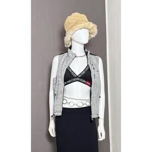 Y2K Suede Bucket Hat x Sherpa Lining and Trim from Wilson's size L/XL